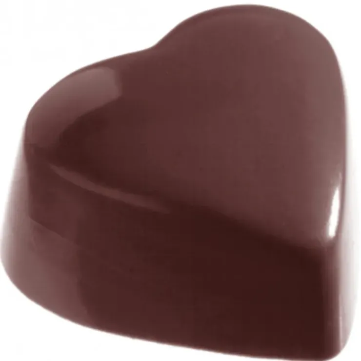 Online CHOCOLATE WORLD Moule Chocolat Cœur Haut Plat 3,5 x 3,1 cm (x32)
