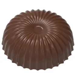 CHOCOLATE WORLD Moule Chocolat Demi Sphère Plissée Evasée 30,5 mm (x21)