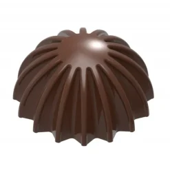 New CHOCOLATE WORLD Moule Chocolat Demi Sphère Plissée 28 mm (x21)
