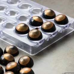 Best CHOCOLATE WORLD Moule Chocolat Demi-Sphère Ø3 cm (x24)