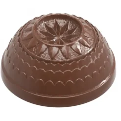 Best CHOCOLATE WORLD Moule Chocolat Demi-Sphère Rosace Ø 3cm (x24)
