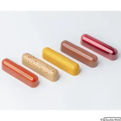 New CHOCOLATE WORLD Moule Chocolat Eclair Snack Bar 7,8 x 1,9 cm (x12)