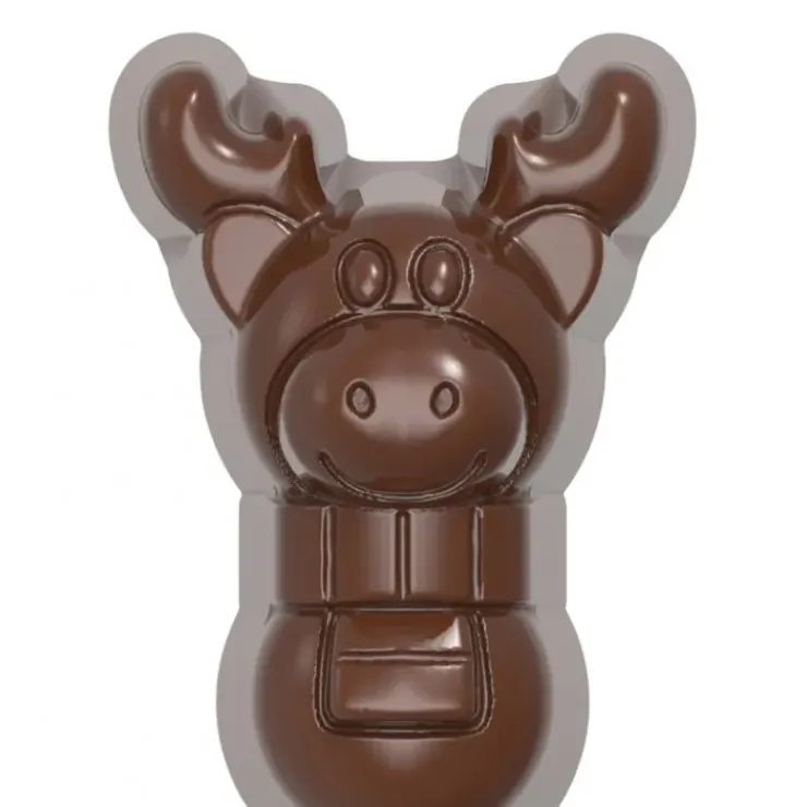 Best CHOCOLATE WORLD Moule Chocolat Elan 3,9 x 2,9 cm (x18)