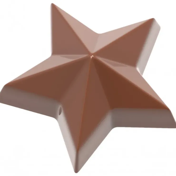 Best CHOCOLATE WORLD Moule Chocolat Etoile 4 cm (x14)