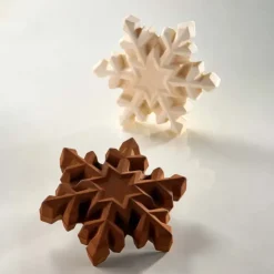 Best PAVONI Moule Chocolat Flocon de Neige 16 x 18 cm x H 4,5 cm (x2)