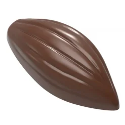 Best CHOCOLATE WORLD Moule Chocolat Fève de Cacao 6 lignes 4,8 x 2,1 cm (x21)