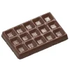 Hot CHOCOLATE WORLD Moule Chocolat Gaufre de Bruxelles 103,5 mm (x3)