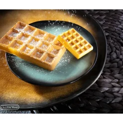 Hot CHOCOLATE WORLD Moule Chocolat Gaufre de Bruxelles 103,5 mm (x3)