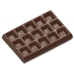 Clearance CHOCOLATE WORLD Moule Chocolat Gaufre de Bruxelles 55 mm (x10)