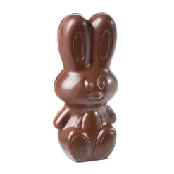 CHOCOLATE WORLD Moule Chocolat Lapin Assis 9,9 cm (x4)