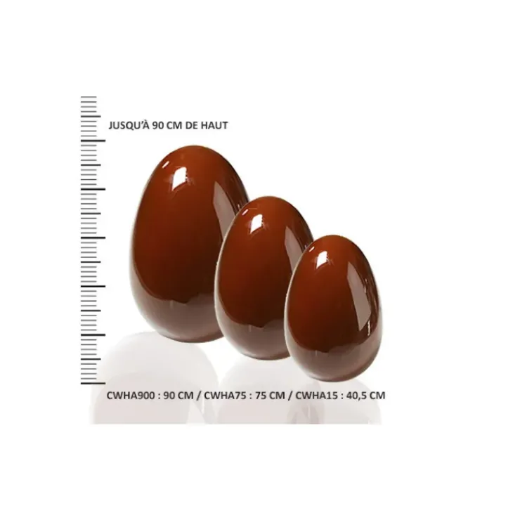 New CHOCOLATE WORLD Moule Chocolat Oeuf Géant 90 cm (x1)