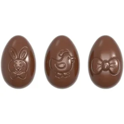 Discount CHOCOLATE WORLD Moule Chocolat Oeuf Motifs Pâques 6,2 cm (x12)
