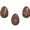 CHOCOLATE WORLD Moule Chocolat Oeuf Motifs Pâques 3,3 cm (x24)