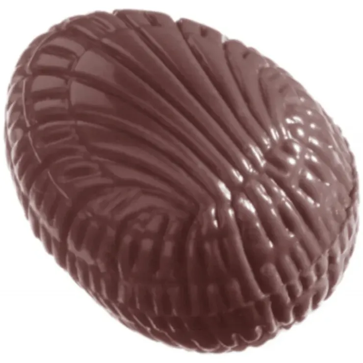 Best CHOCOLATE WORLD Moule Chocolat Oeuf Strié 3.3 cm (x32)