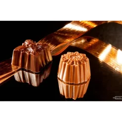 CHOCOLATE WORLD Moule Chocolat Ornement Oriental Rond 30,5 mm (x21)