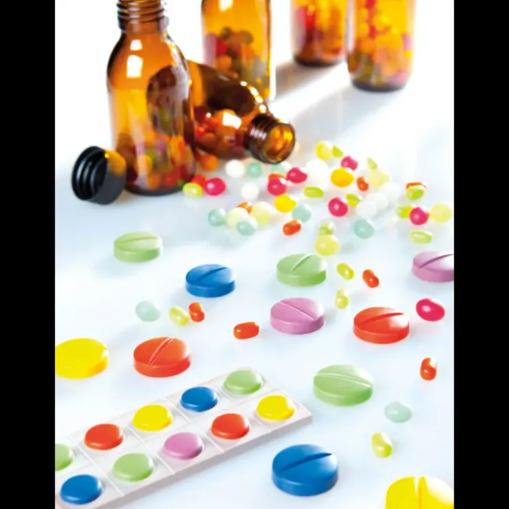 Hot CHOCOLATE WORLD Moule Chocolat Plaquette Médicament (x5)