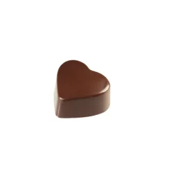 Best PAVONI Moule Chocolat Polycarbonate Praline Cœur 2,5 x 2,8 x H 1,6 cm (x24)