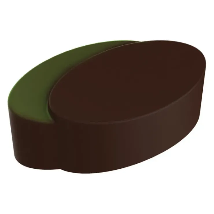 POP CHOCOLAT Moule Chocolat Praline Ellipses Jumelles (x24)