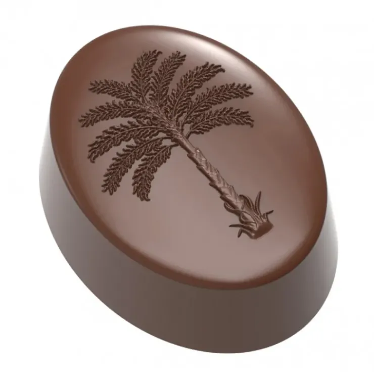 Hot CHOCOLATE WORLD Moule Chocolat Praline Palmier 35 mm (x21)