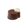 Best POP CHOCOLAT Moule Chocolat Pralines Cylindriques Jumelles 32 mm (x28)