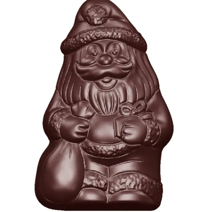 Hot CHOCOLATE WORLD Moule Chocolat Père Noël Joyeux (x6)