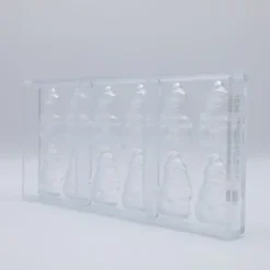 Hot CHOCOLATE WORLD Moule Chocolat Père Noël Joyeux (x6)