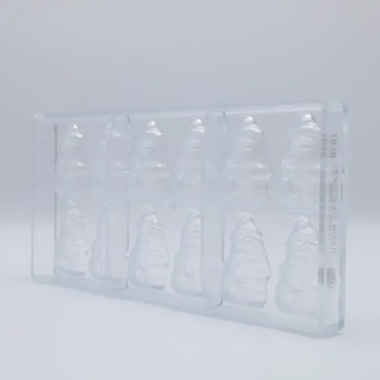 Hot CHOCOLATE WORLD Moule Chocolat Père Noël Joyeux (x6)