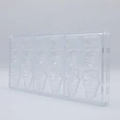 Hot CHOCOLATE WORLD Moule Chocolat Père Noël Joyeux (x6)