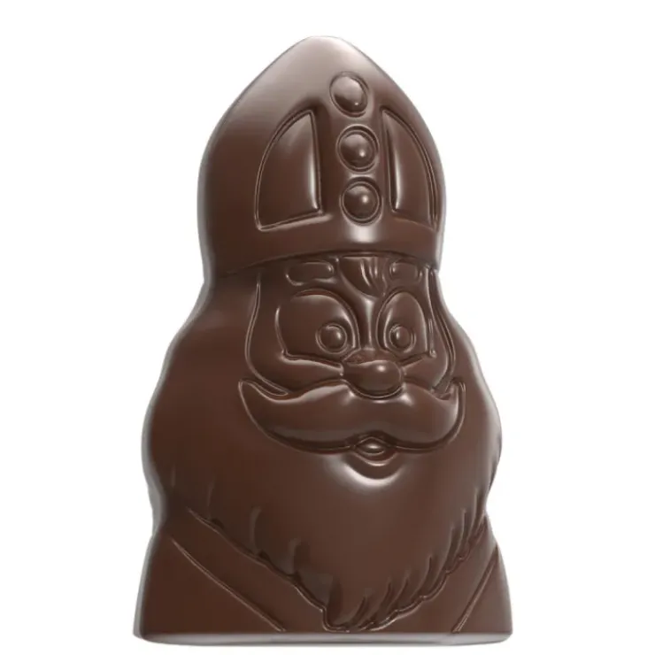 Best CHOCOLATE WORLD Moule Chocolat Saint Nicolas 9,1 x 5,9 cm (x4)