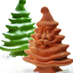 Sale PAVONI Moule Chocolat Sapin de Noël Vivant 16 x 7,5 cm x H 20 cm (x2)