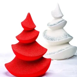 Outlet PAVONI Moule Chocolat Sapin de Noël Wave Ø 16 x H 20 cm (x2)