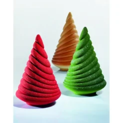 PAVONI Moule Chocolat Sapin de Noël Soft Ø 12,5 x H 19,5 cm (x2)