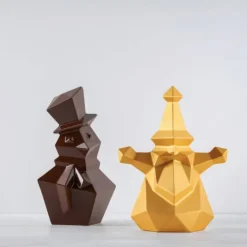 Best PAVONI Moule Chocolat Snowman 12,5 x 12,1 x H 20 cm (x2)