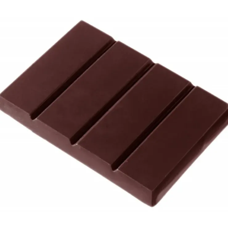 Best CHOCOLATE WORLD Moule Chocolat Tablette 4 barres (x3)