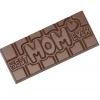 New CHOCOLATE WORLD Moule Chocolat Tablette Best Mom Ever (x4)