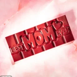 New CHOCOLATE WORLD Moule Chocolat Tablette Best Mom Ever (x4)