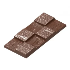 Chocolat Form Moule Chocolat Tablette Effet Bois (x4)