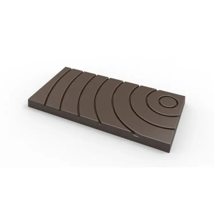 New POP CHOCOLAT Moule Chocolat Tablette Effet Onde (x3)