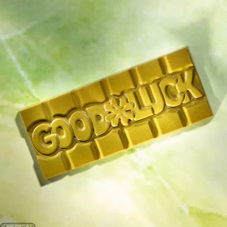 Sale CHOCOLATE WORLD Moule Chocolat Tablette Good Luck (x4)