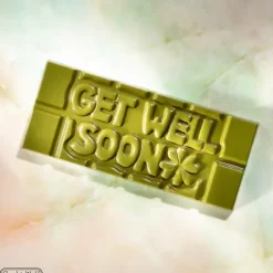 CHOCOLATE WORLD Moule Chocolat Tablette Get Well Soon (x4)