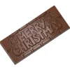 Hot CHOCOLATE WORLD Moule Chocolat Tablette Merry Christmas (x4)