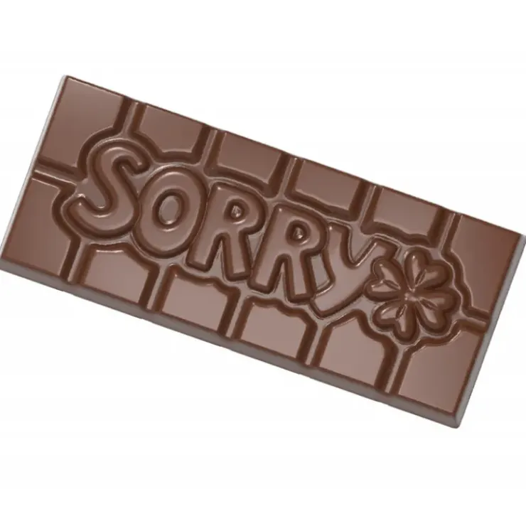 Sale CHOCOLATE WORLD Moule Chocolat Tablette Sorry (x4)