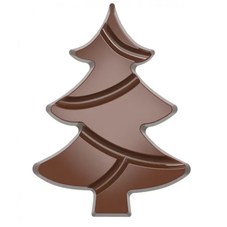 New CHOCOLATE WORLD Moule Chocolat Tablette Sapin de Noël 139,5 mm (x2)