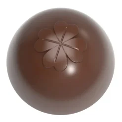 CHOCOLATE WORLD Moule Chocolat Truffe Américaine Trèfle 26,5 mm (x24)