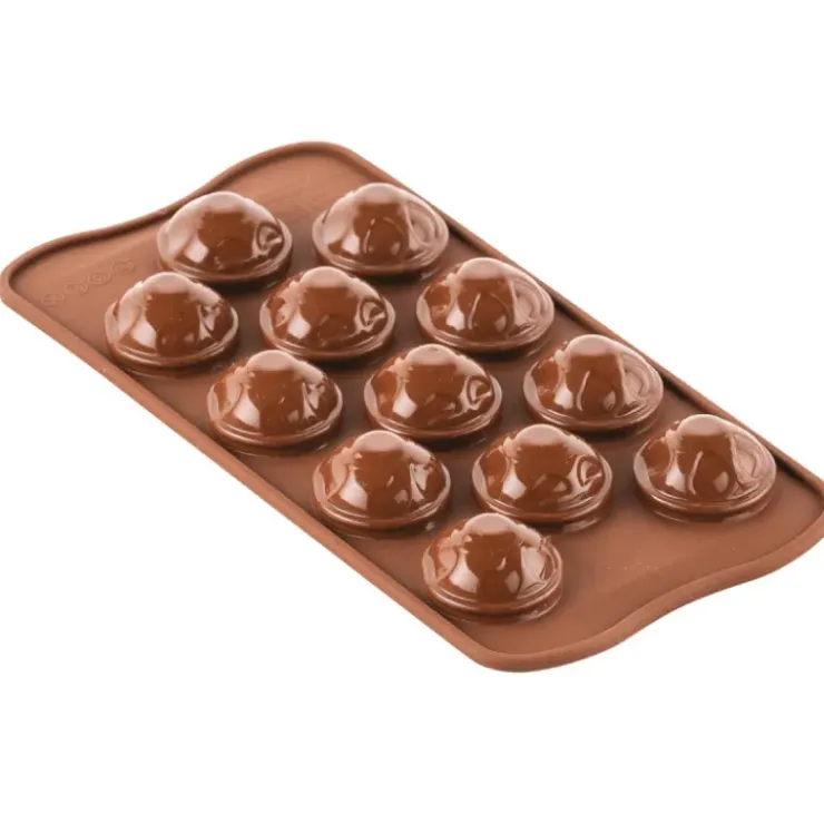 Best SILIKOMART Moule Chocolat Tête de Mort Halloween 12 Empreintes