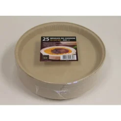 Best CUISINEADDICT Moule de cuisson papier 247 mm - 835 ml Bio Food Pack