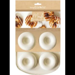 Clearance SCRAPCOOKING Moule Donuts Antiadhésif 31,1 x 20,5 cm x H 2,1 cm