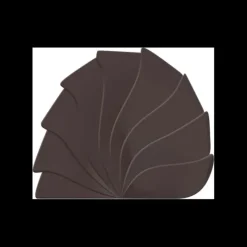 Hot CUISINEADDICT Moule Embout de Bûche 9015 Eventail Droit 9 x 7,5 cm (x6)