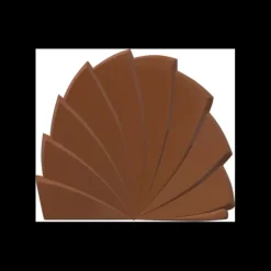 Clearance CUISINEADDICT Moule Embout de Bûche 9014 Eventail Gauche 9 x 7,8 cm (x6)