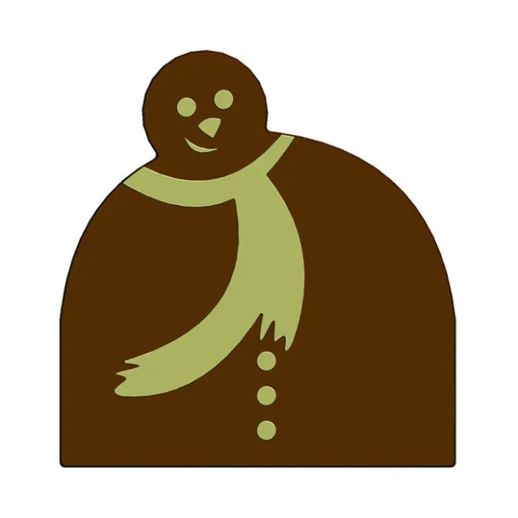 Online MALLARD FERRIERE Moule Embout de bûche Bonhomme de Neige 80 x 84 mm Mallard Ferrière